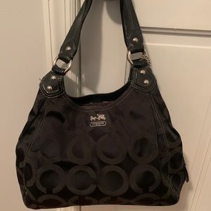 Black Coach shoulder bag